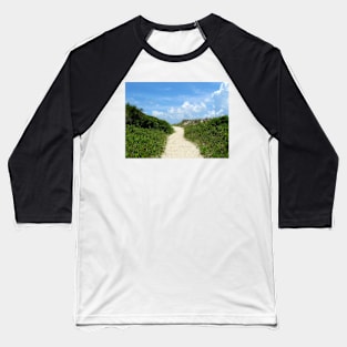 Pathway To The Beach Baseball T-Shirt